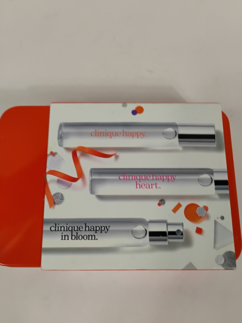Clinique Happy fragrance promotional card
